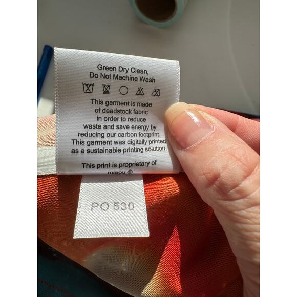 Miaou Multicolor Mesh Bandana Cowl Tank Top Women’s S - Picture 12 of 15